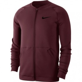 Nike Felpa Palestra Taglio Bomber Bordeaux Uomo