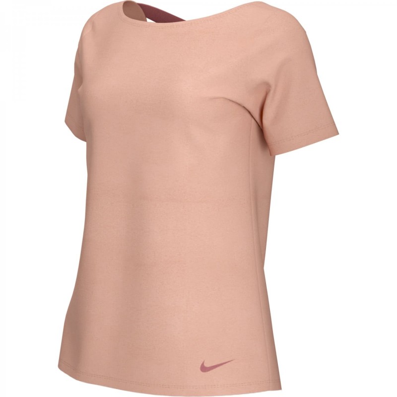 Nike Maglietta Palestra Elastika Train Rosa Donna