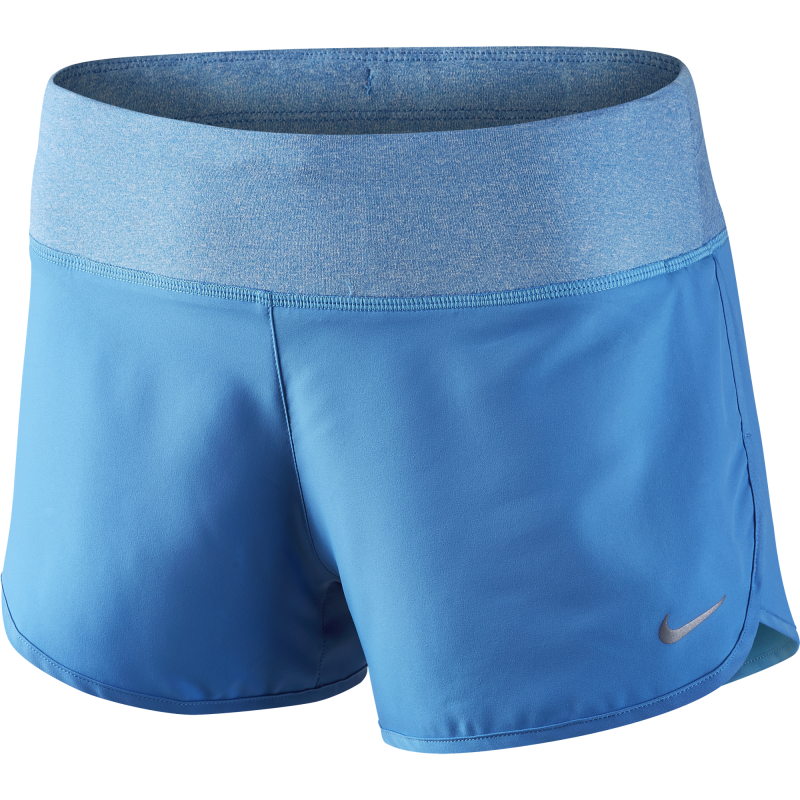 Nike Short Rival 3 Run Azzurro Donna