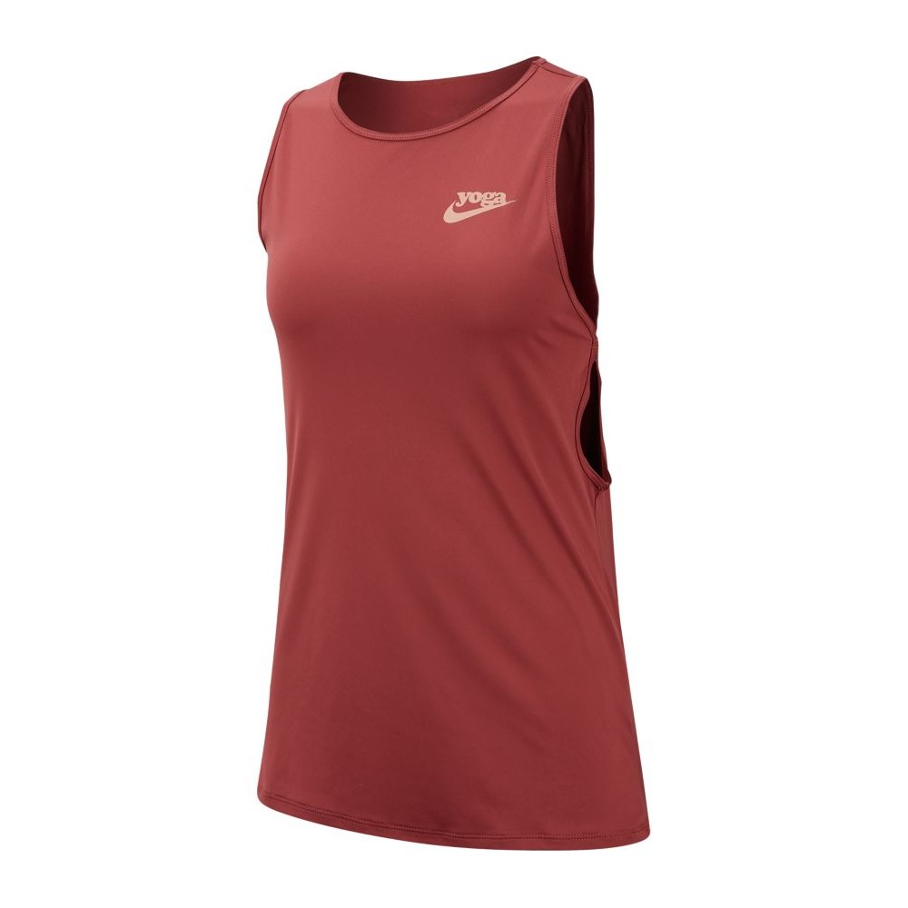 Nike Tank Yoga Bordeaux Donna S