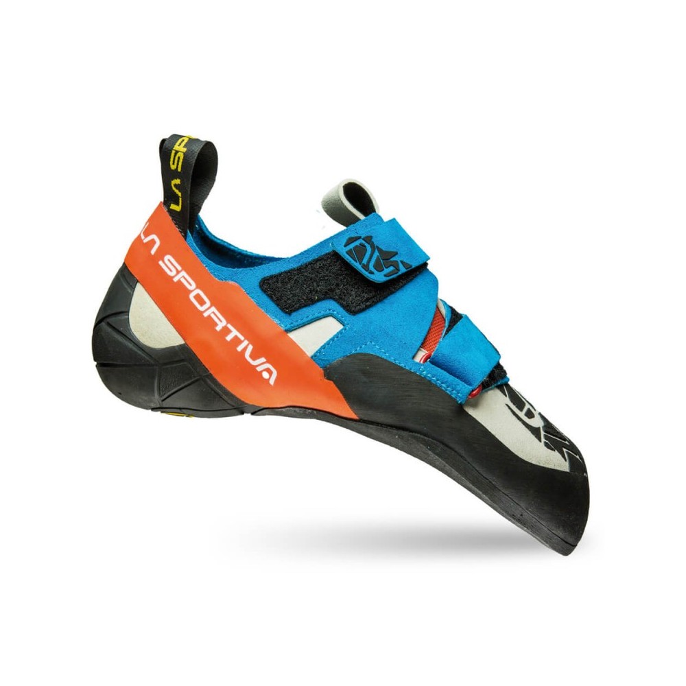 Image of La Sportiva Scarpe Arrampicata Otaki Blu Arancio Uomo EUR 38,5