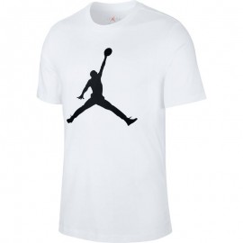 Nike Maglietta Palestra Big Logo Jordan Bianco Uomo