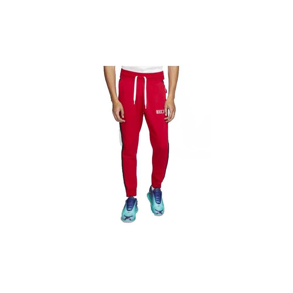 Nike Pantalone Palestra Con Banda Rosso Uomo - Acquista online su Sportland