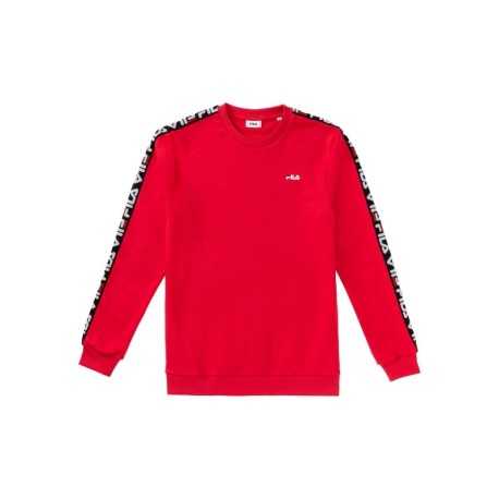 Fila Felpa Palestra Girocollo C Banda Rosso Uomo Acquista online su Sportland