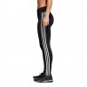 ADIDAS leggings sportivi 3 stripes nero donna