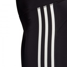 ADIDAS leggings sportivi 3 stripes nero donna