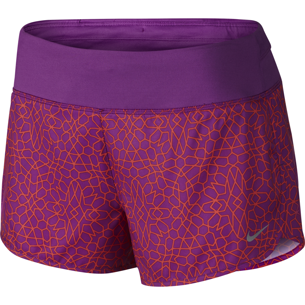 Nike Short Rival 3 Run Fucsia Print Donna L