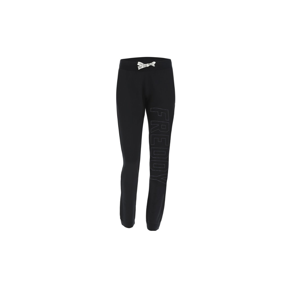 Freddy Pantalone Palestra Logo Nero Donna S