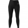 ADIDAS leggings sportivi alti 3 stripe nero donna