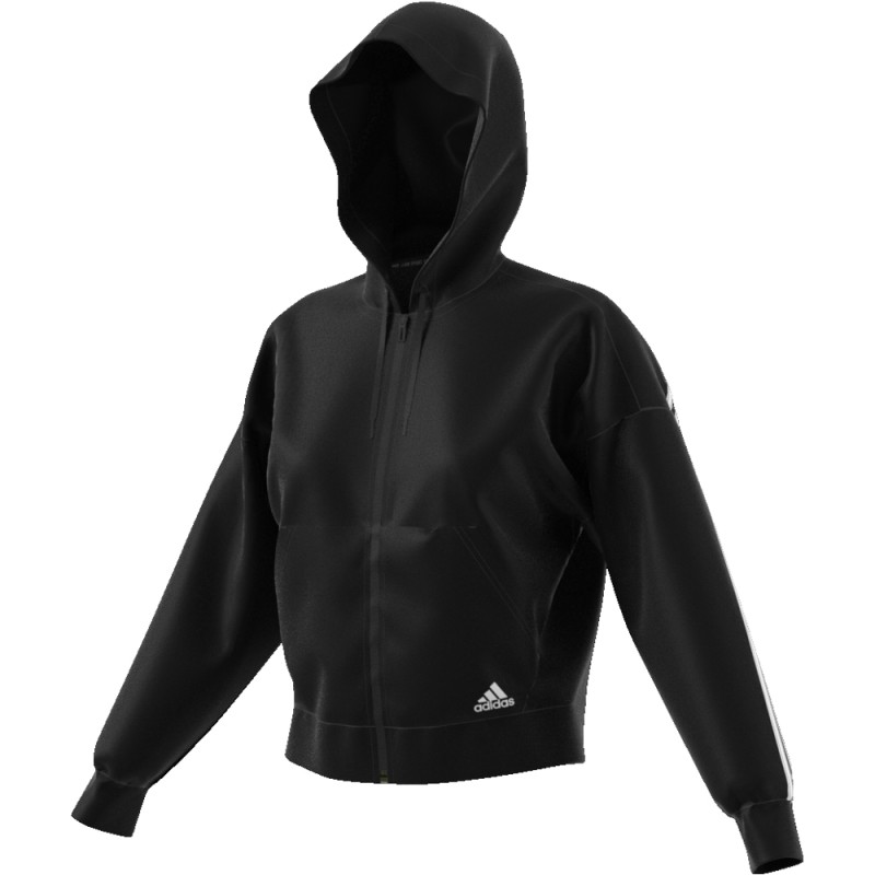 felpa adidas grigia donna