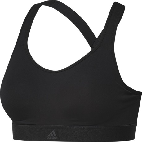 ADIDAS reggiseno sportivo racer nero donna