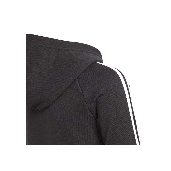 ADIDAS originals felpa girl triband con cappuccio nero uomo