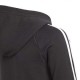 ADIDAS originals felpa girl triband con cappuccio nero uomo