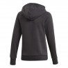 ADIDAS originals felpa girl triband con cappuccio nero uomo