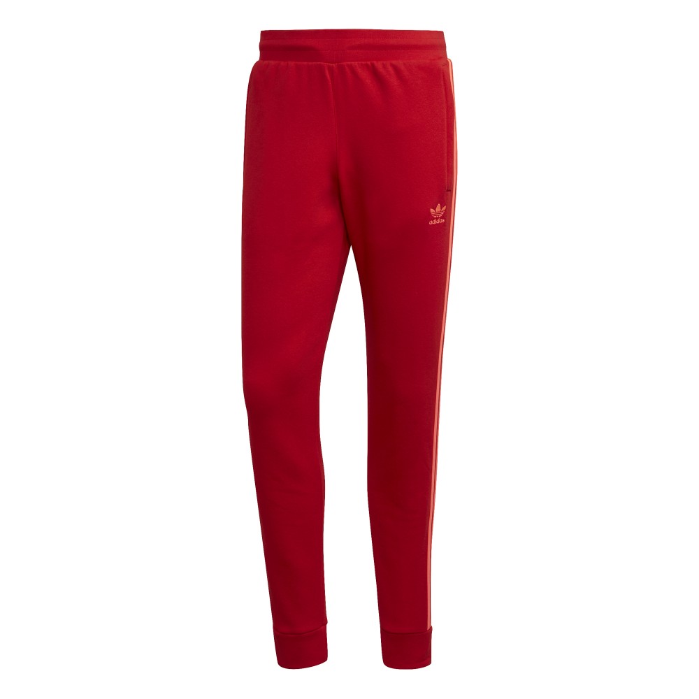 ADIDAS originals pantaloni 3 stripes rosso uomo XL