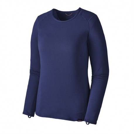 Patagonia Maglia Trekking Capilene Thermal Weight Blu Donna
