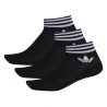 ADIDAS originals calze corta logo nero unisex