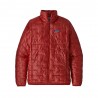 Patagonia Giacca Alpinismo Piuma Micro Puff Rosso Uomo