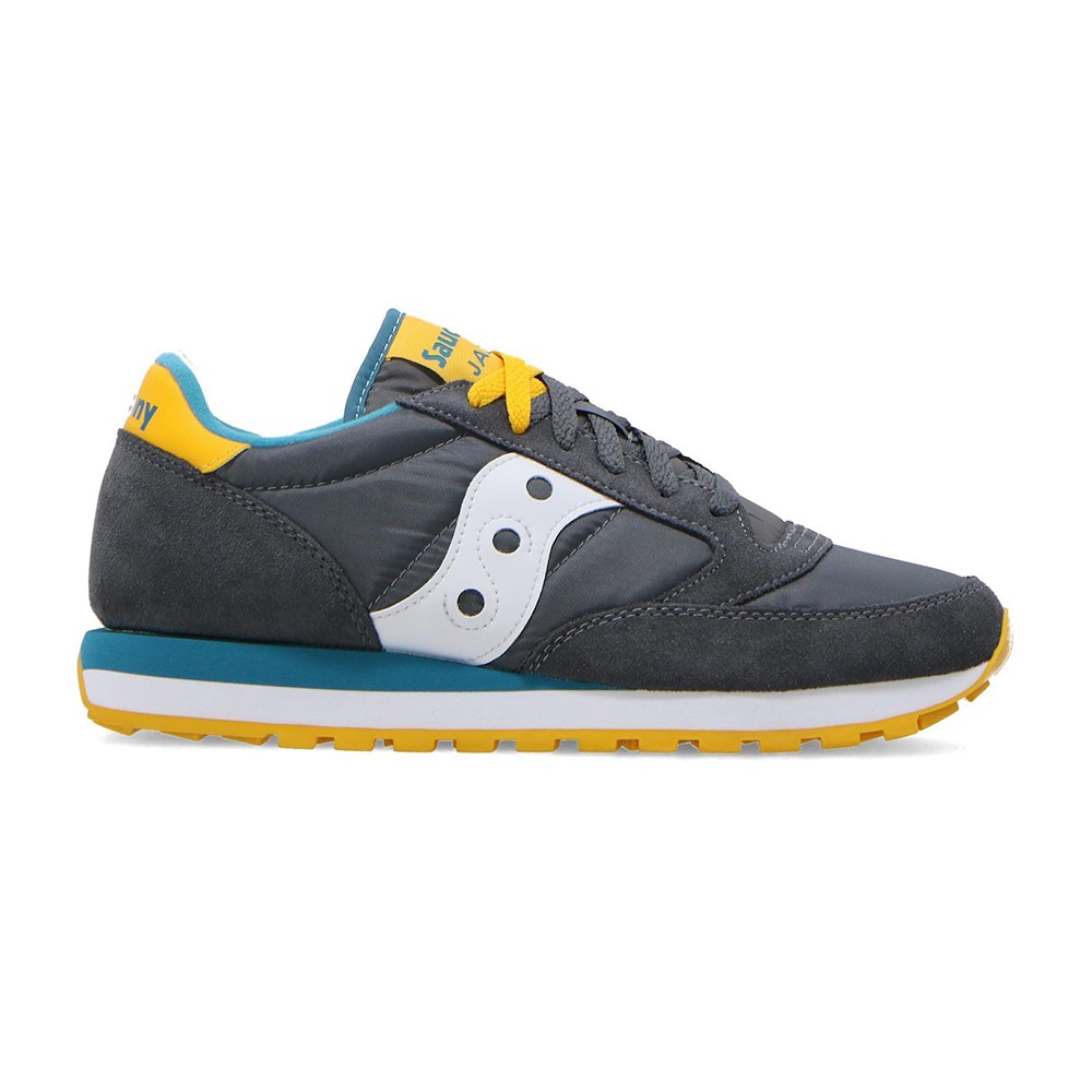 saucony jazz grigie e gialle