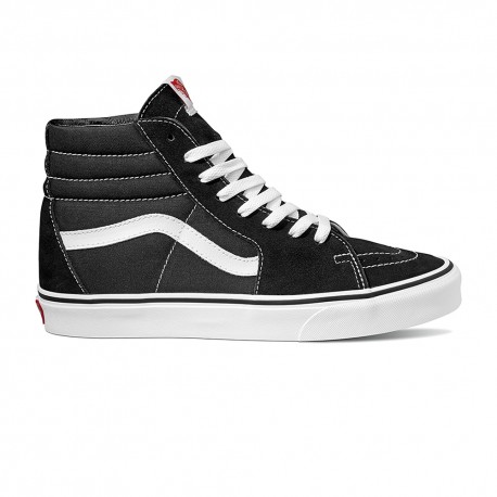 vans platform nere e bianche