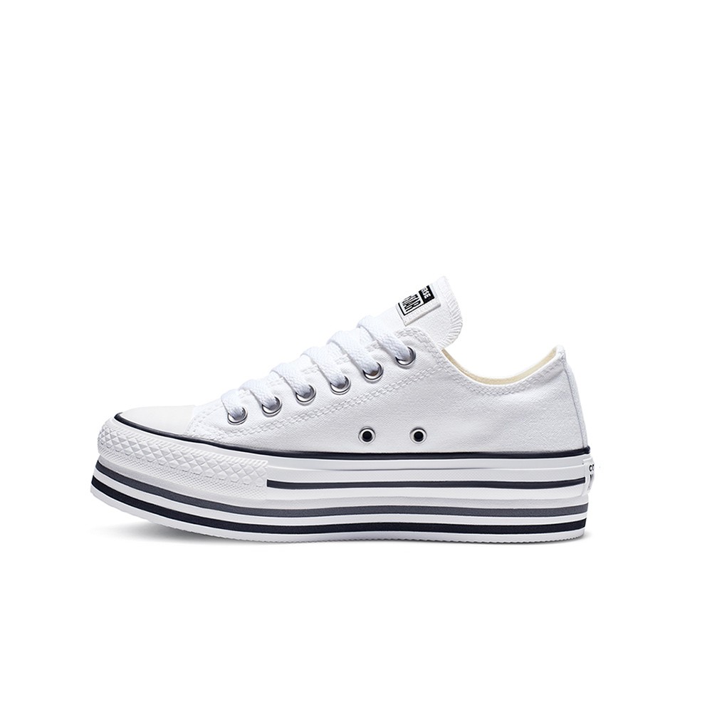 converse bianche doppia suola