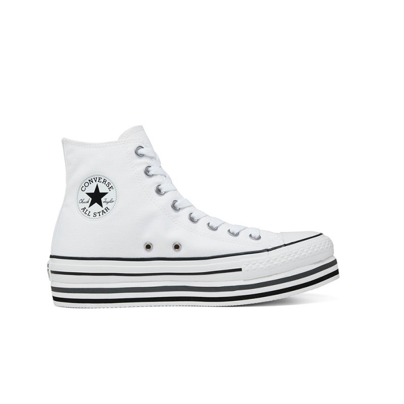Converse Sneakers Chuck Taylor All Star Platform Layer Hi Bianco Donna -  Acquista online su Sportland