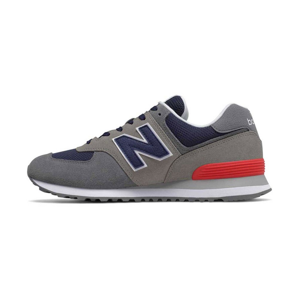 New Balance Sneakers 574 Suede Mesh Grigio Blu Uomo - Acquista online su  Sportland