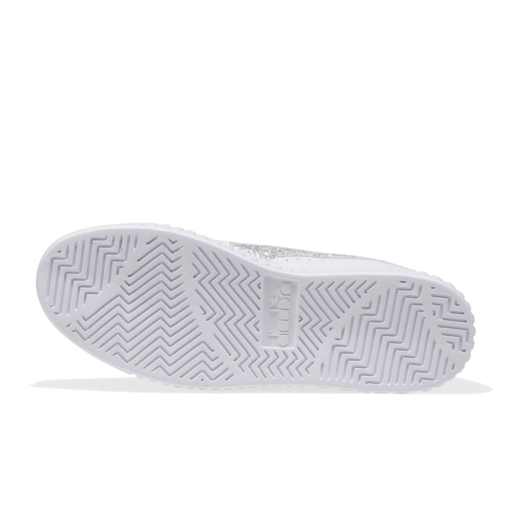 diadora sneakers bambino argento