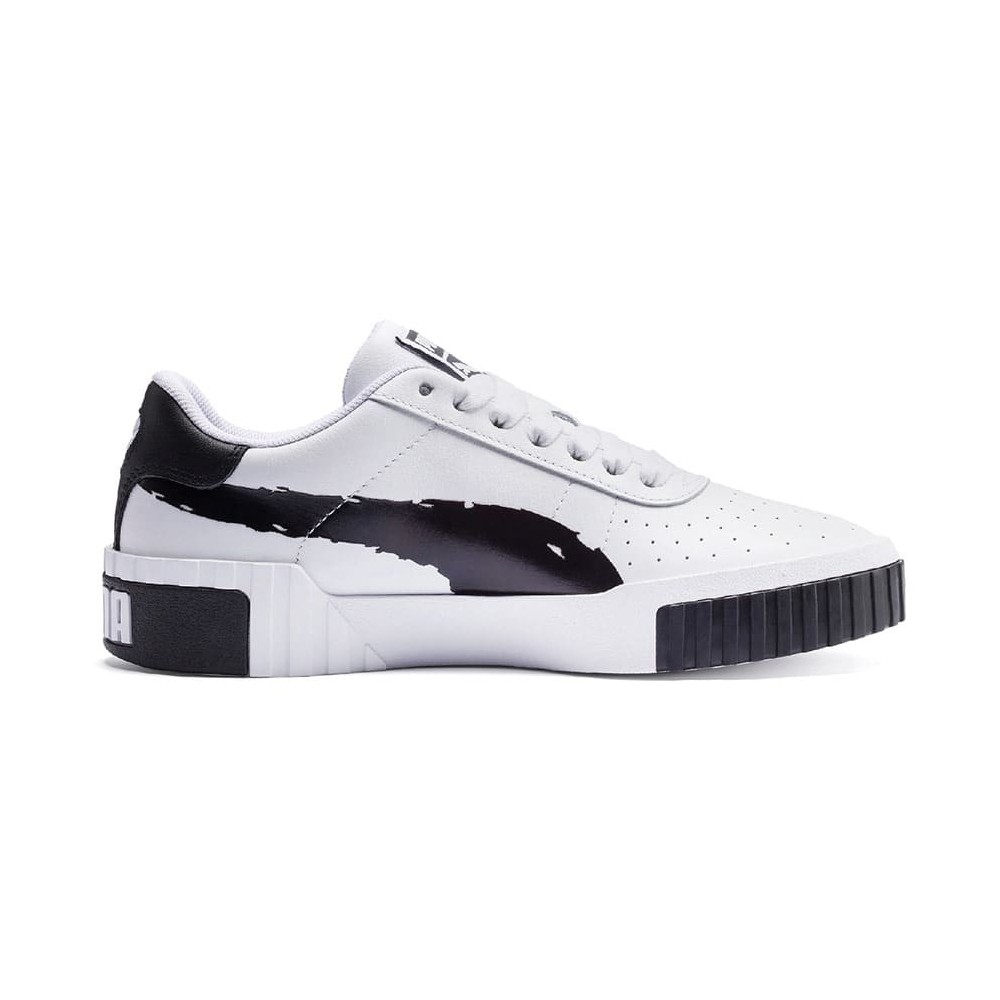 Puma Sneakers Cali Brushed Bianco Nero Donna EUR 38 / UK 5