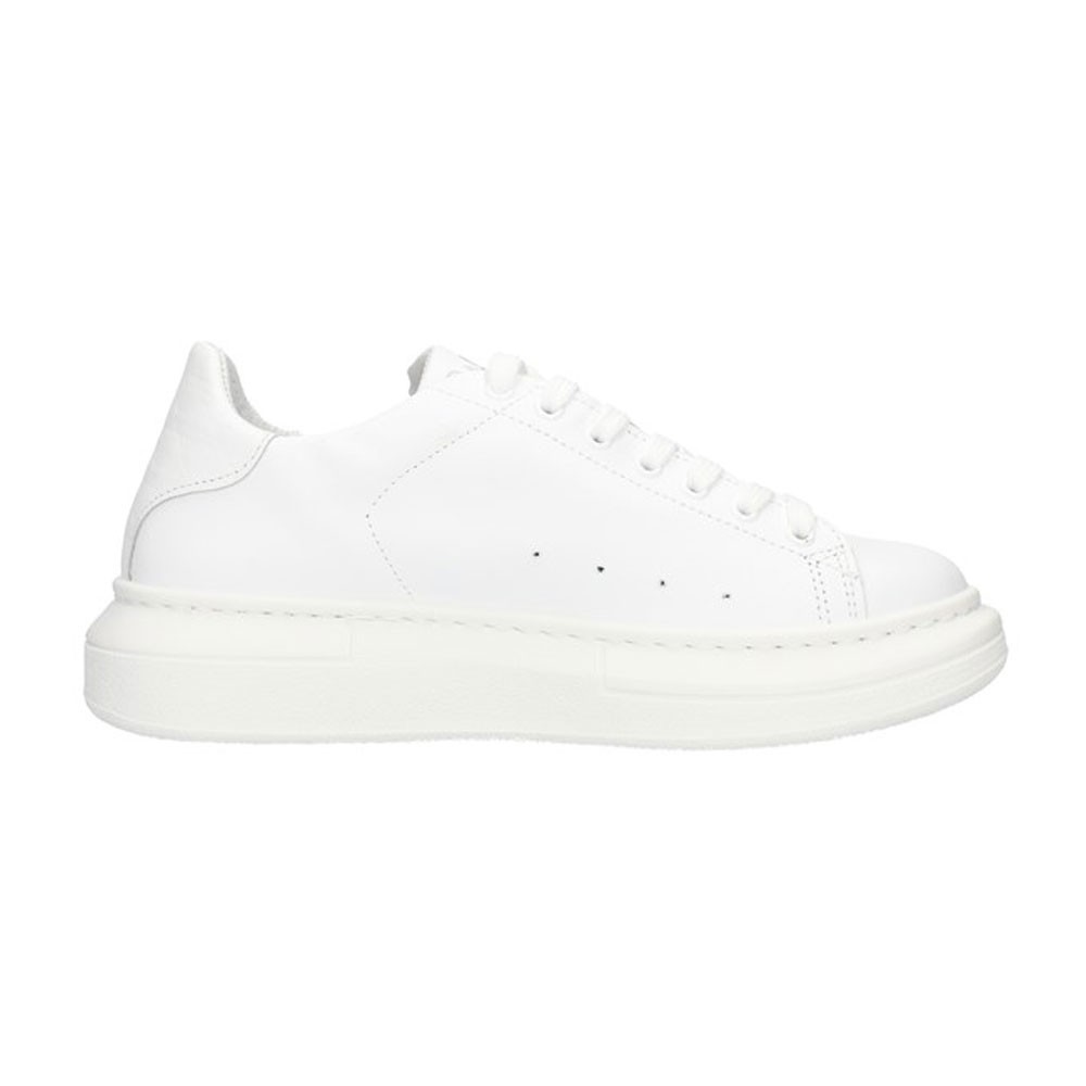 Sneakers donna bianco fuxia made in Italy VV21121 | Scarpe