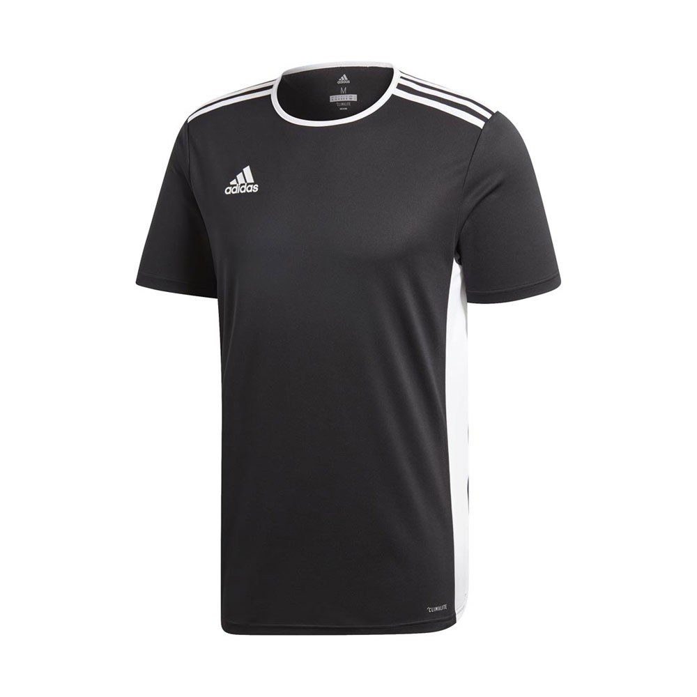 ADIDAS maglia calcio entrada 18 team nero bianco uomo 9-10 Anni