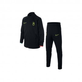 Nike Tuta Calcio Cr7 Dry Nero Giallo Bambino