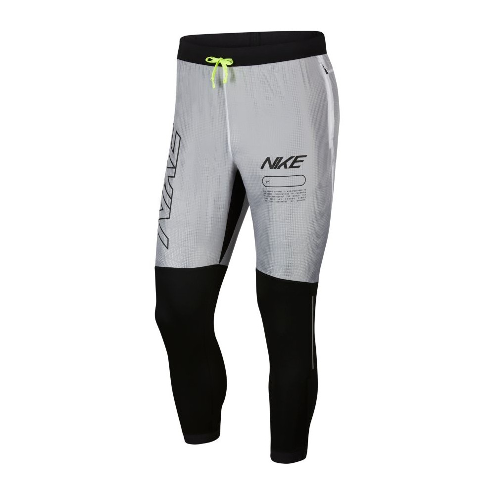 Nike Pantalone Running Phantom Elite Track Air Nero Bianco Uomo - Acquista  online su Sportland