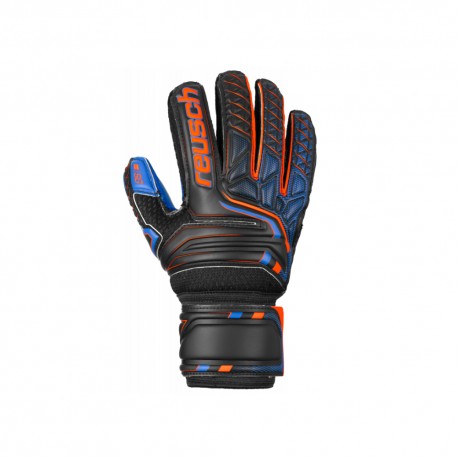Reusch Guanti Calcio Attrakt Sg Extra Fs Nero Arancio Bambino