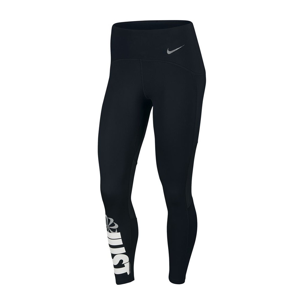 Nike Leggings Running 7 8 Speed Icnclsh Nero Bianco Donna S