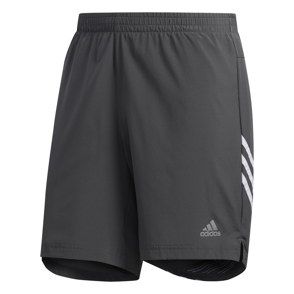 ADIDAS pantaloncini running it 3 stripe grigio bianco uomo - Acquista  online su Sportland