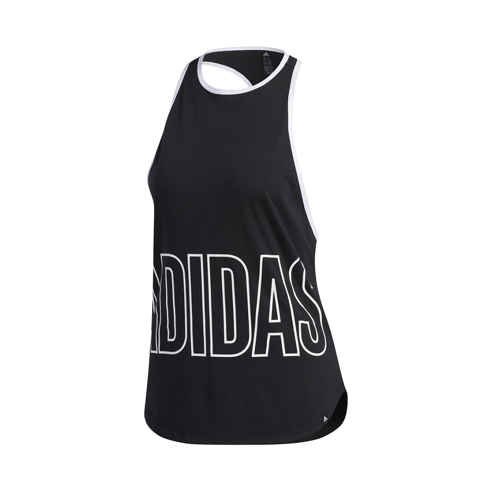 ADIDAS canotta palestra logo nero donna - Acquista online su Sportland