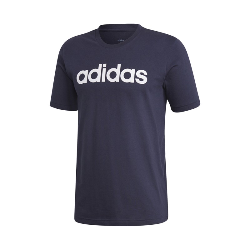 ADIDAS maglietta palestra essentials logo blu uomo - Acquista online su  Sportland