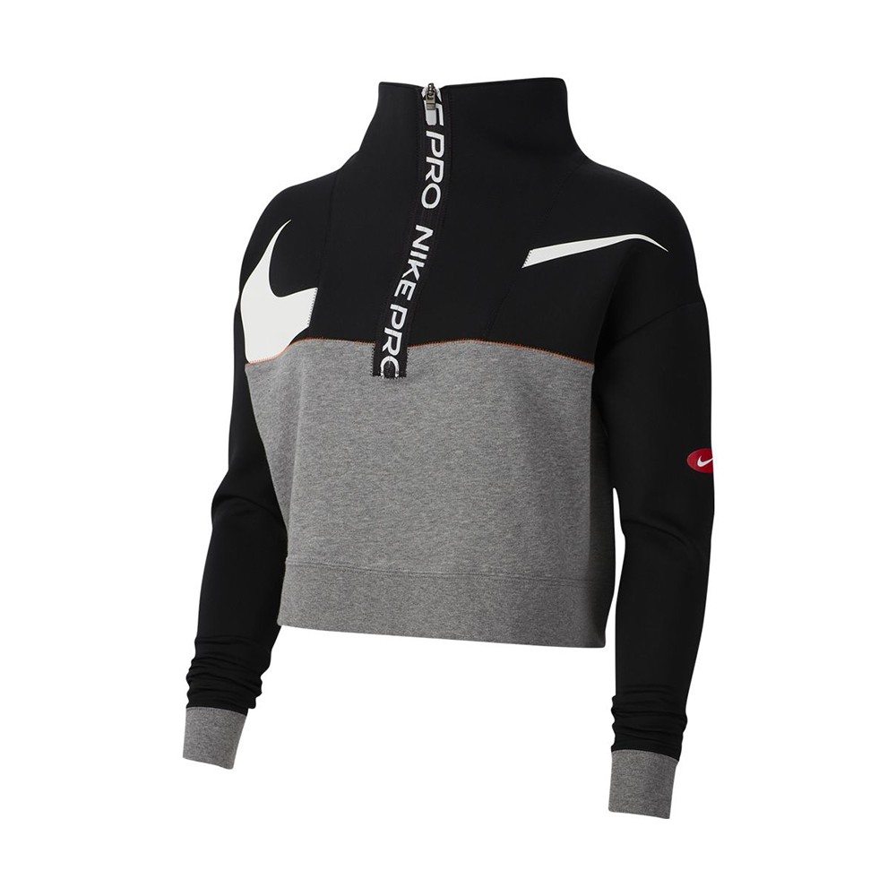 nike felpa donne nero