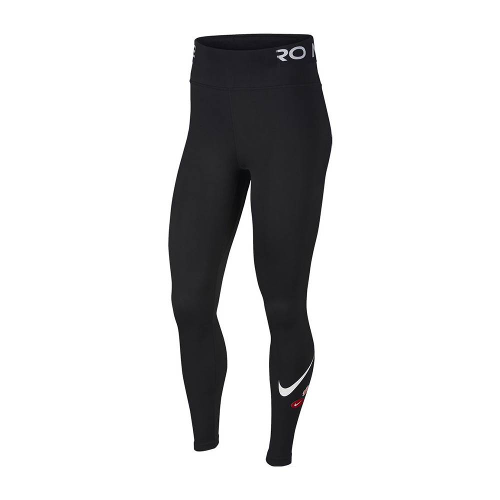 Nike Leggings Sportivi Swoosh Nero Donna - Acquista online su Sportland