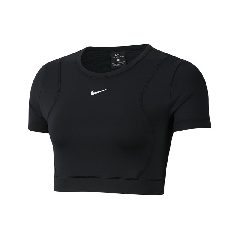 Nike Maglietta Palestra Crop Top Aereoadpt Nero Donna - Acquista online su  Sportland