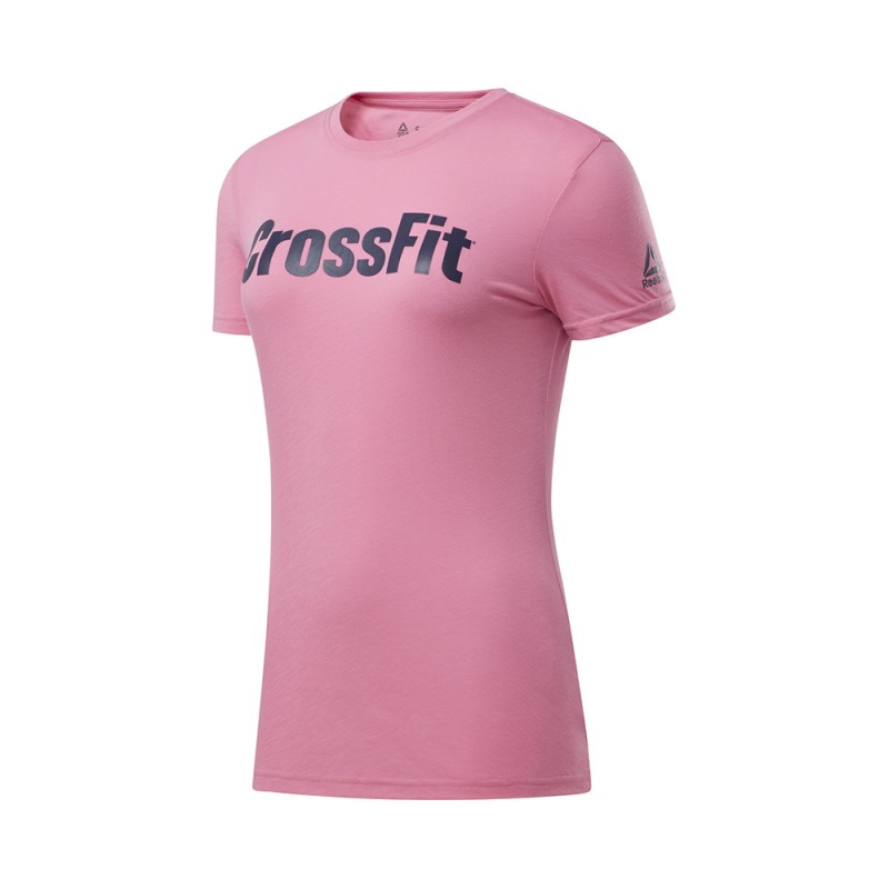 Reebok Maglietta Palestra Cross Rosa Donna