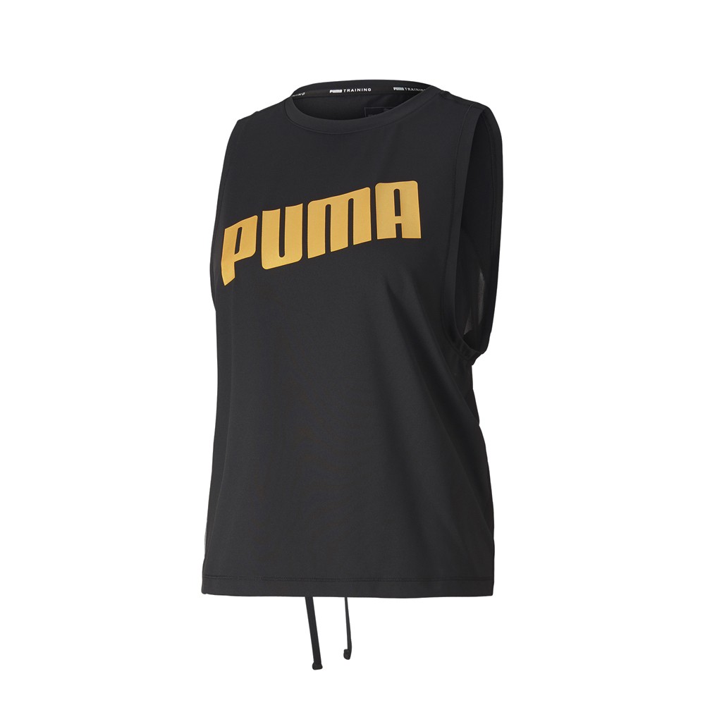 Puma Canotta Palestra Train Logo Nero Donna L