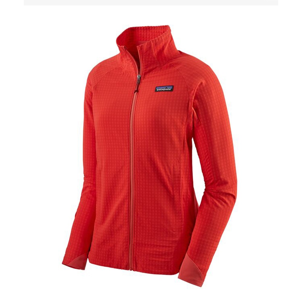 Patagonia Felpa Trekking In Pile R1 Techface Rosso Donna - Acquista online  su Sportland