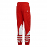 ADIDAS originals pantaloni con polsino big logo rosso uomo