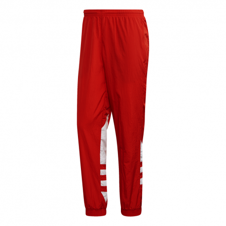 ADIDAS originals pantaloni con polsino big logo rosso uomo