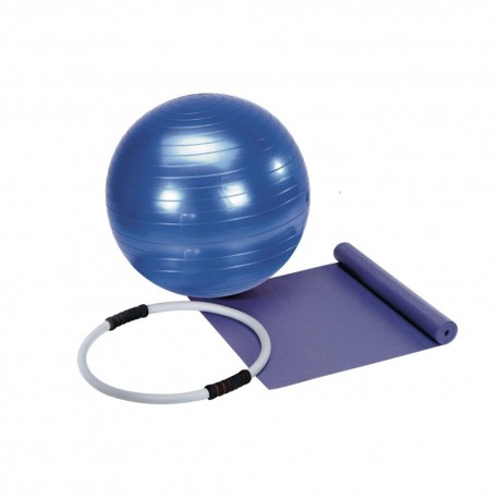 Get Fit Set Pilates (Materassino - Palla Ginnica - Anello)