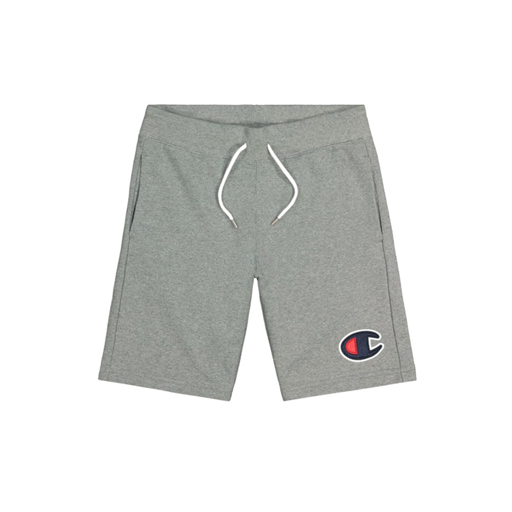 Image of Champion Shorts Logo Grigio Uomo S