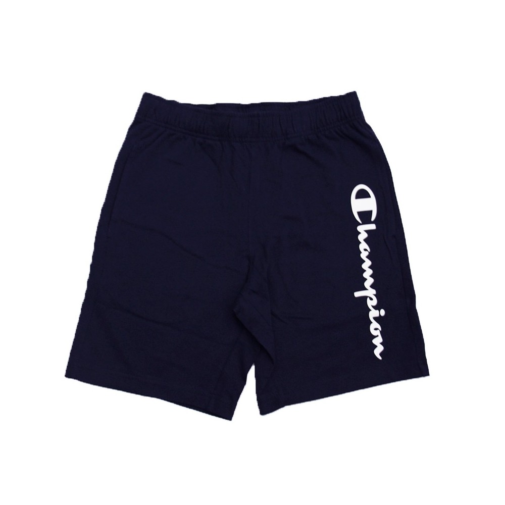 Champion Shorts Logo Di Lato Blu Uomo - Acquista online su Sportland