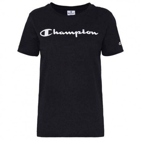 Champion T-Shirt Legacy Nero Donna